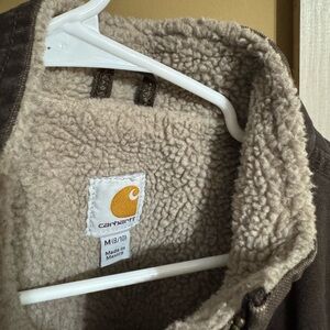 Carhartt Dark Brown Sherpa-Lined Vest